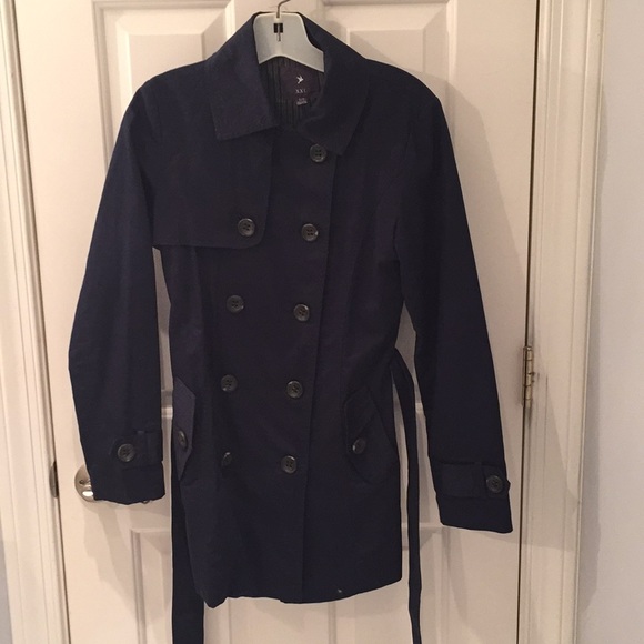 American Eagle Outfitters Jackets & Blazers - Navy Blue Trench Coat